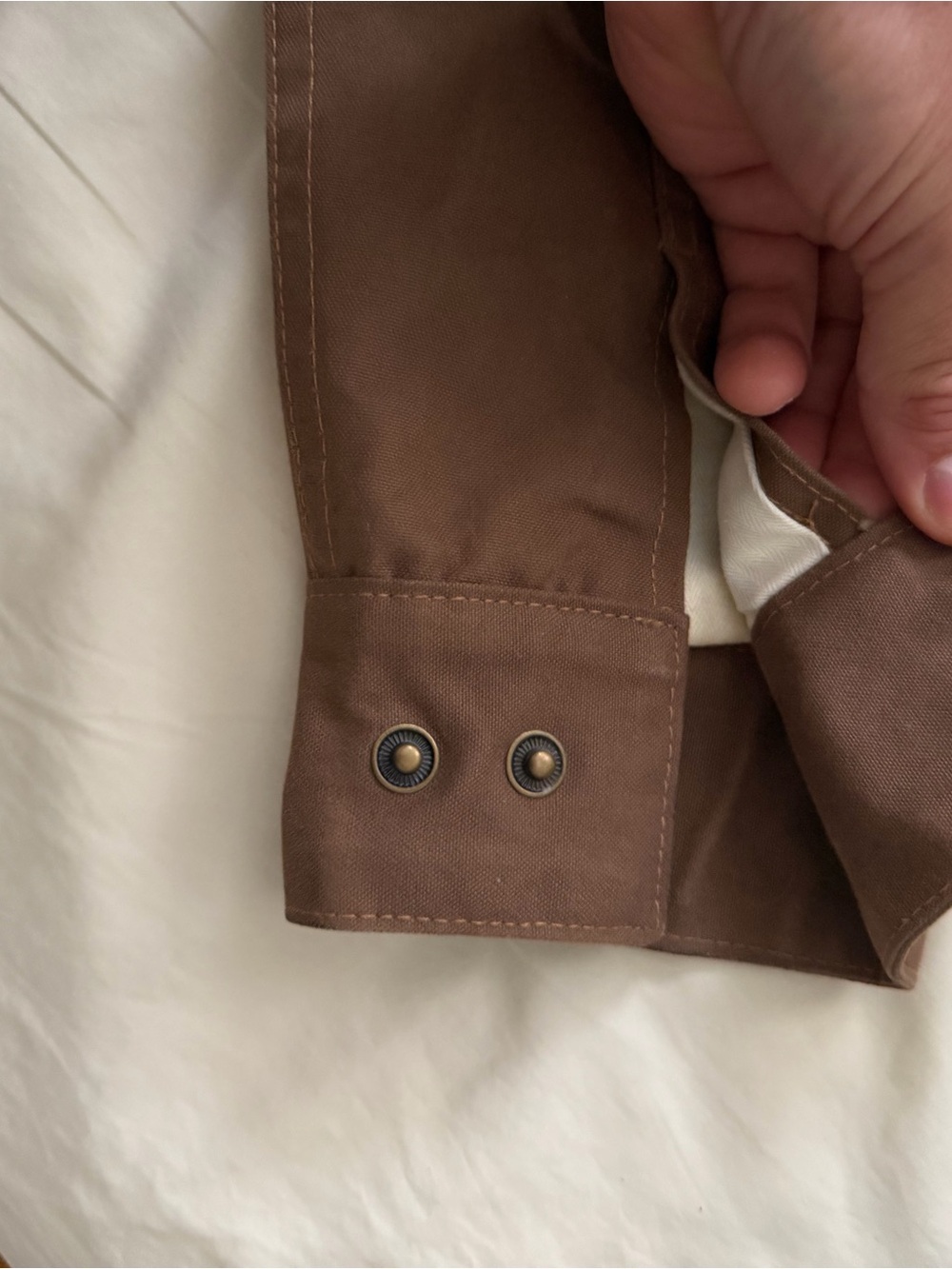 Rogue Territory Brown Infantry Jacket // Lined Brown Canvas - Picture 8 of 9